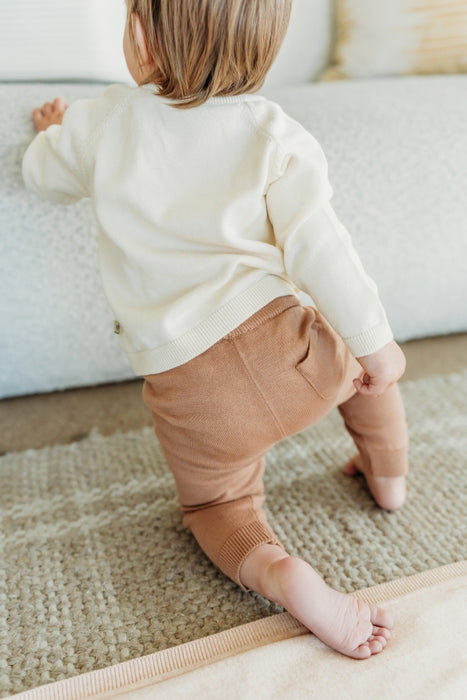 faire isle pocket baby sweater knit pants