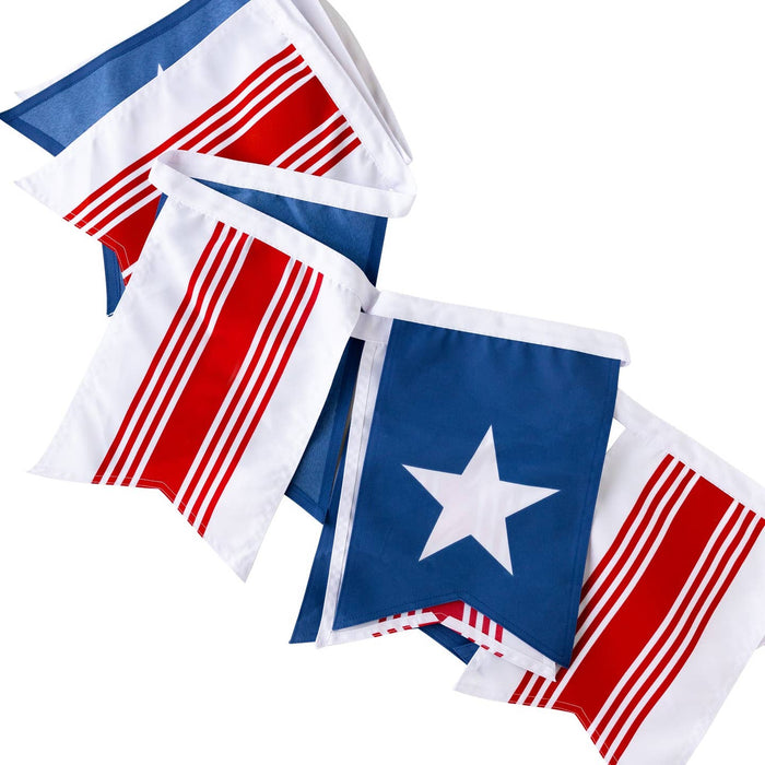 Star Spangled Outdoor Fabric Flag Pennant Banner