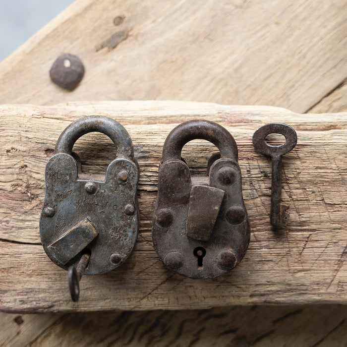 Iron lock and key