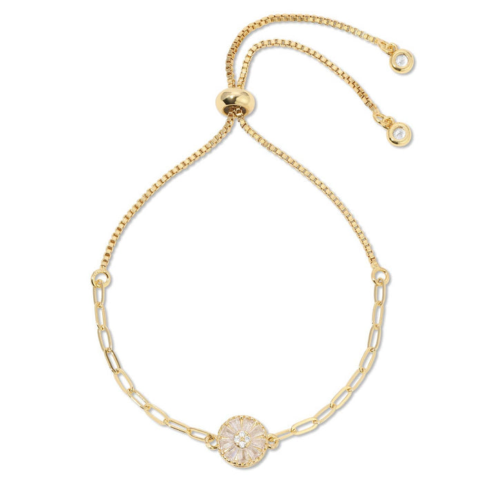 baguette circle pulley bracelet