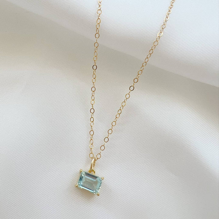 aquamarine necklace