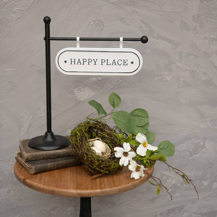 Happy Place Standing Sign