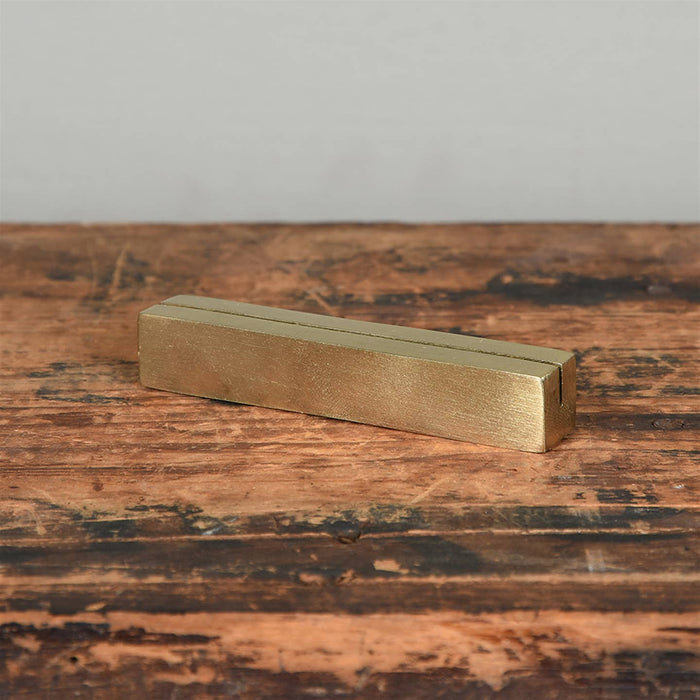 cast iron rectangle bar place card holder