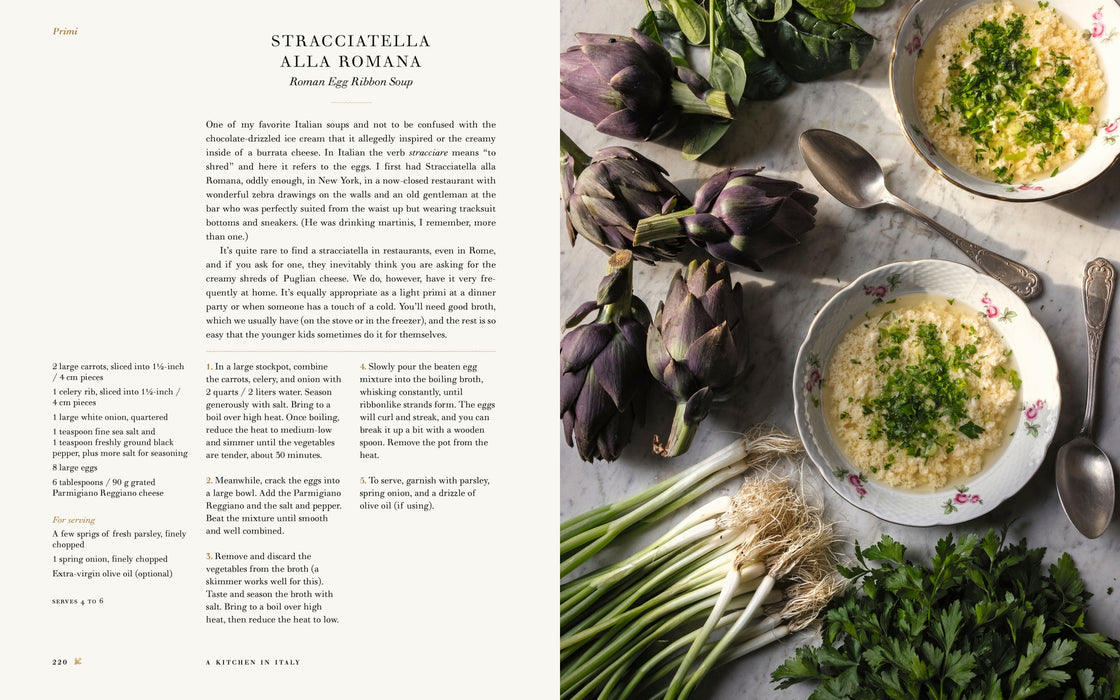 a kitchen in italy book