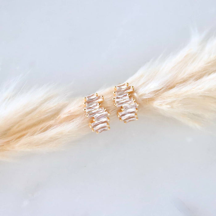 baguette huggie hoops