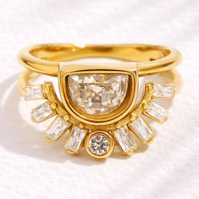 sunburst ring
