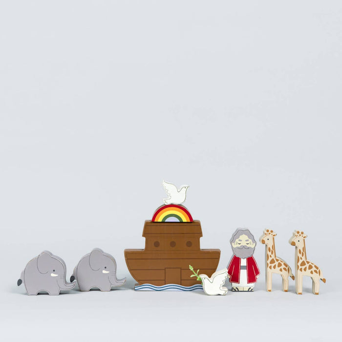 noah's ark woodland storybook gift set