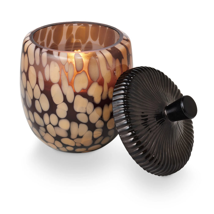 midnight pumpkin acorn candle
