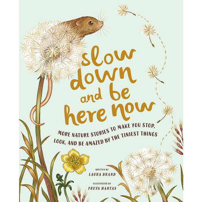 slow down and be here now