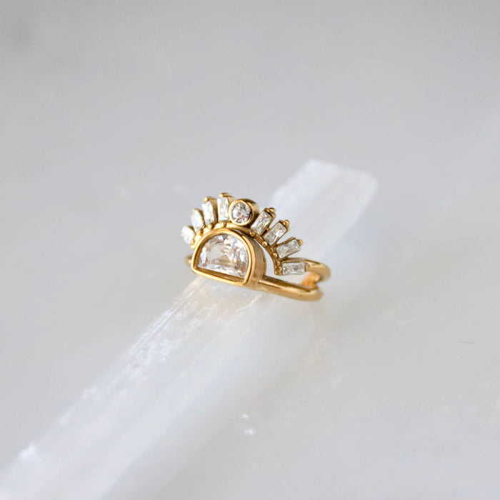 sunburst ring