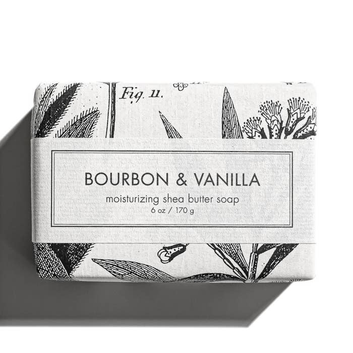 bourbon + vanilla bar soap