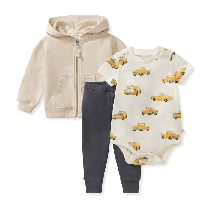 3 piece burt's truck set