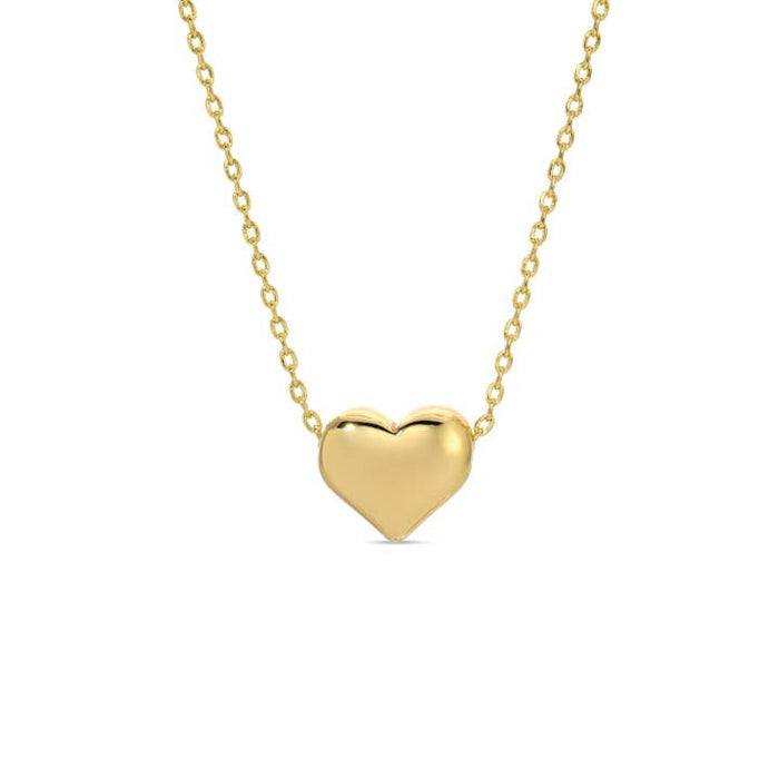 simple heart necklace