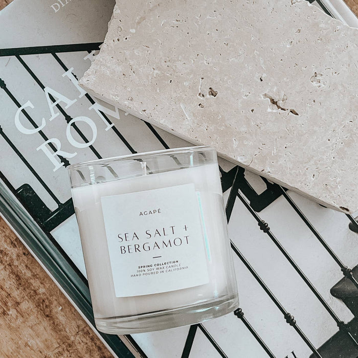 sea salt + bergamot candle - 11 oz