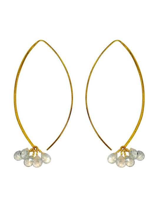 falling stones earrings