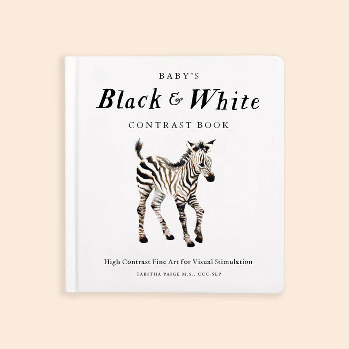 baby's black + white contrast board book