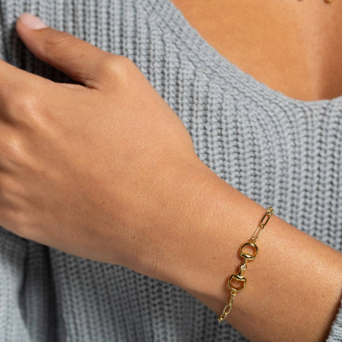 horsebit pulley bracelet
