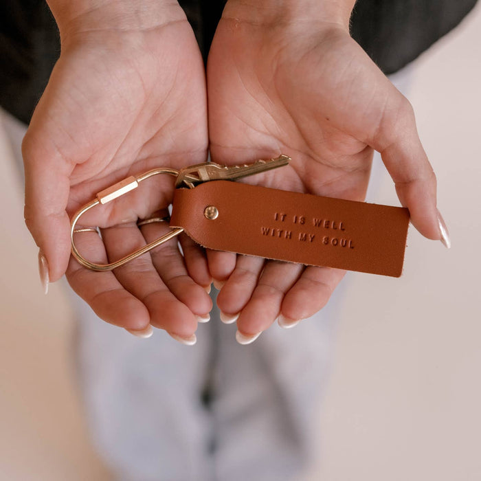 it is well, with my soul key holder