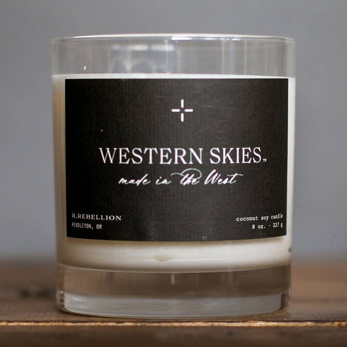 R. Rebellion / faire western skies candle