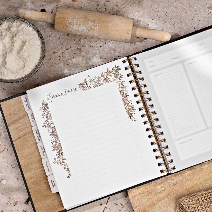 Around Our Table: Blank Recipe Book with Recipe Cards