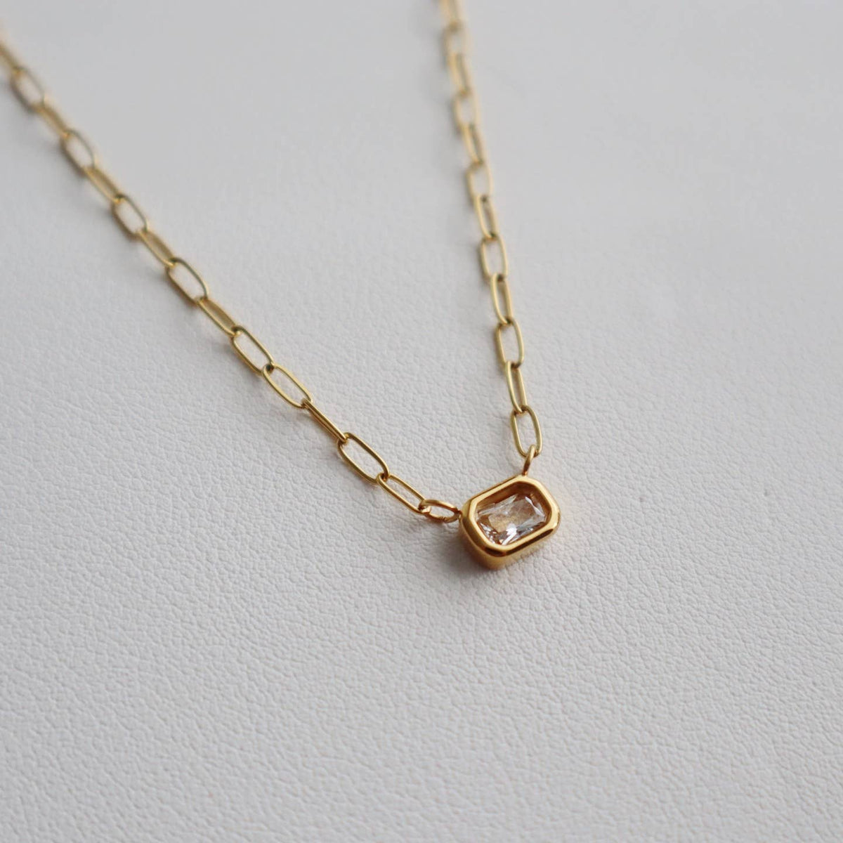 rectangular gem necklace – H3 BARN market