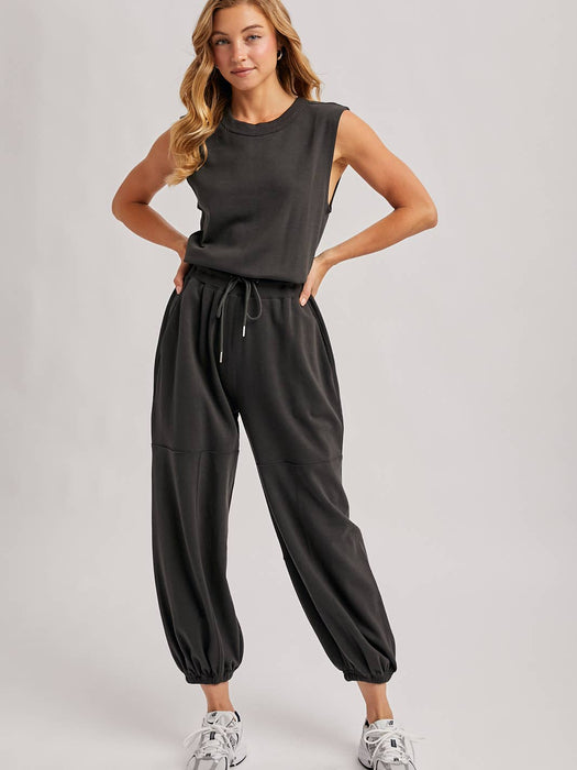 knit active jumpsuit