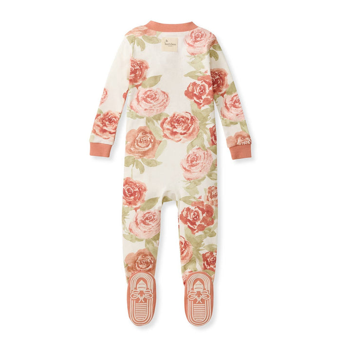 autumn rose garden organic cotton sleeper
