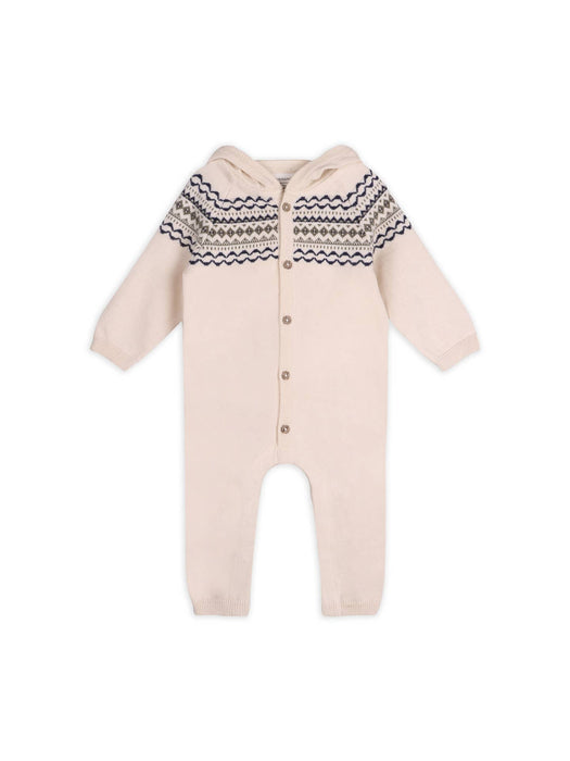 fair isle cotton knit baby jumper