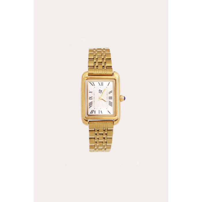 paloma watch, gold chain link