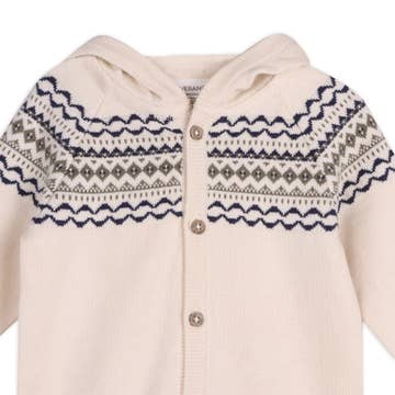 fair isle cotton knit baby jumper