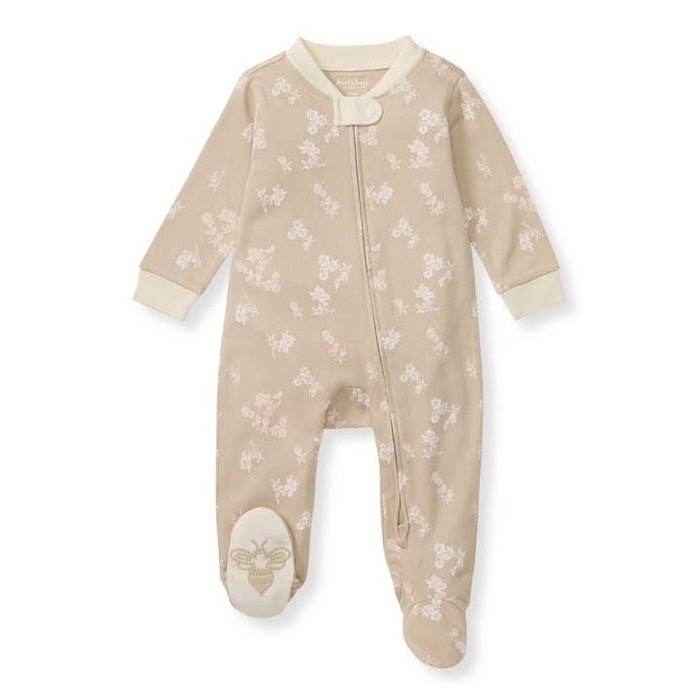 floral  baby onesie pink