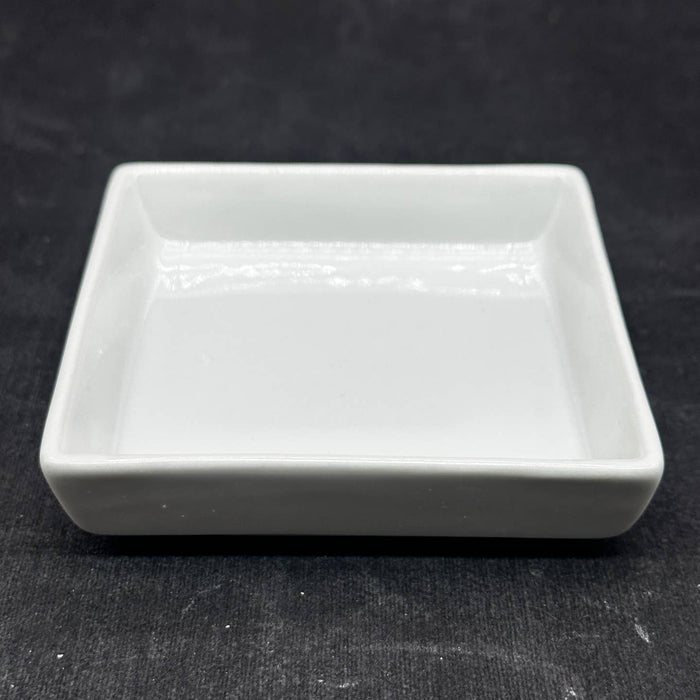 porcelain dish soap tray 4"