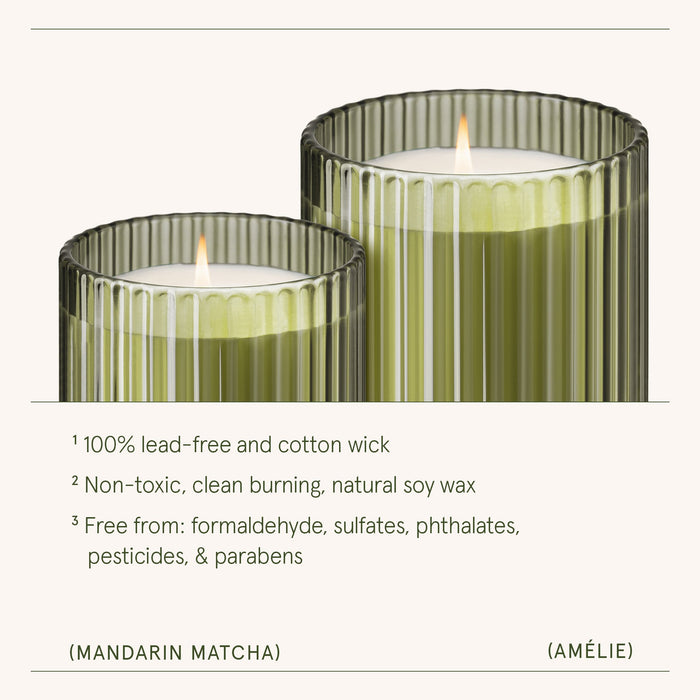 mandarin matcha candle