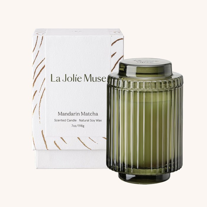 mandarin matcha candle