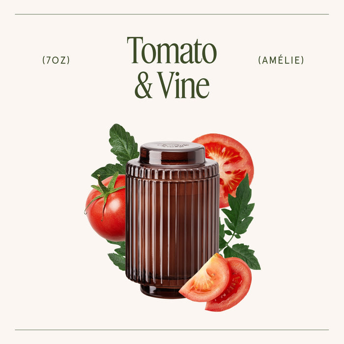 tomato + vine candle