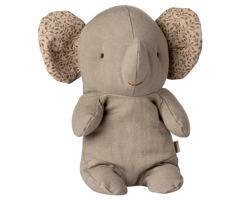 maileg small elephant plushy - grey