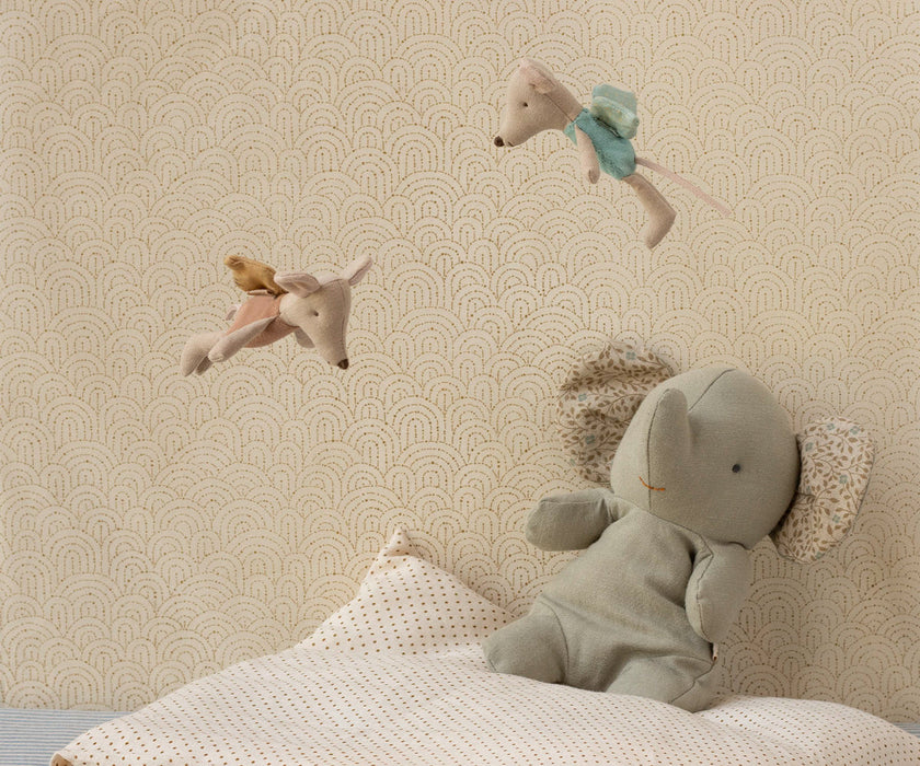 maileg small elephant plushy - grey