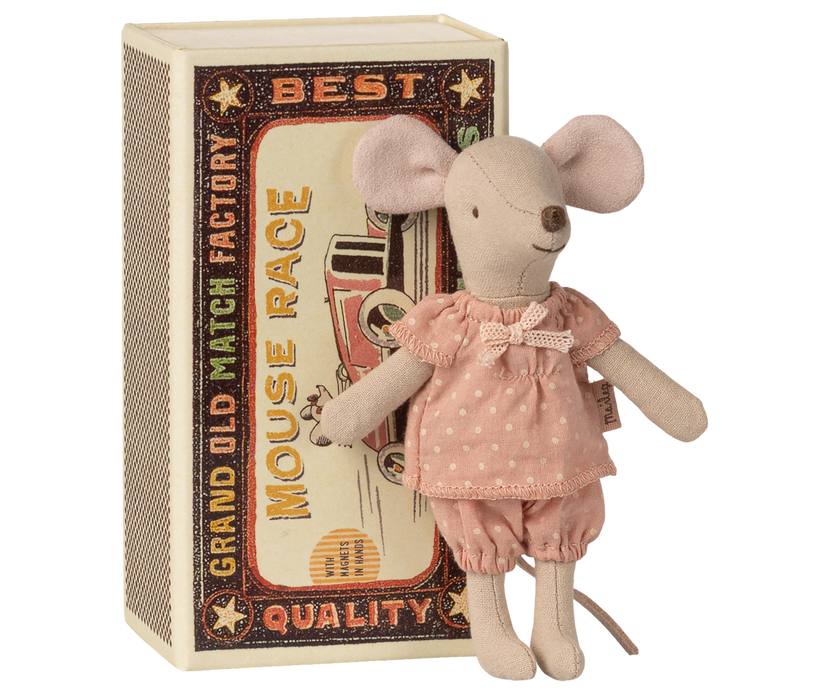 maileg big sister mouse in matchbox