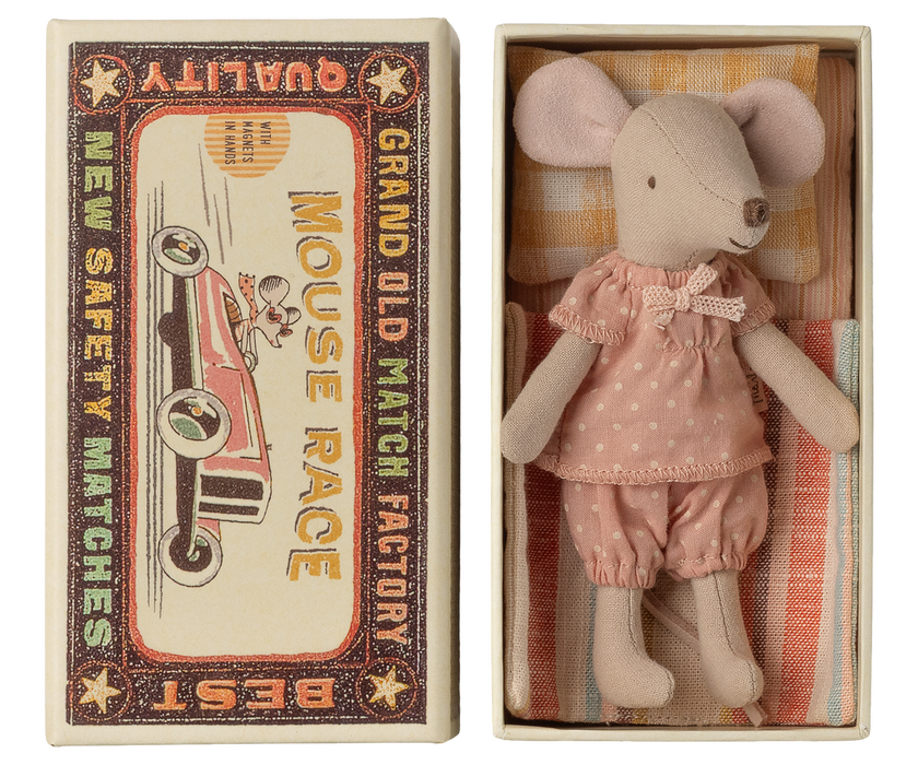 maileg big sister mouse in matchbox
