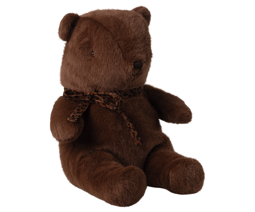 maileg teddy bear plushy - dark chocolate