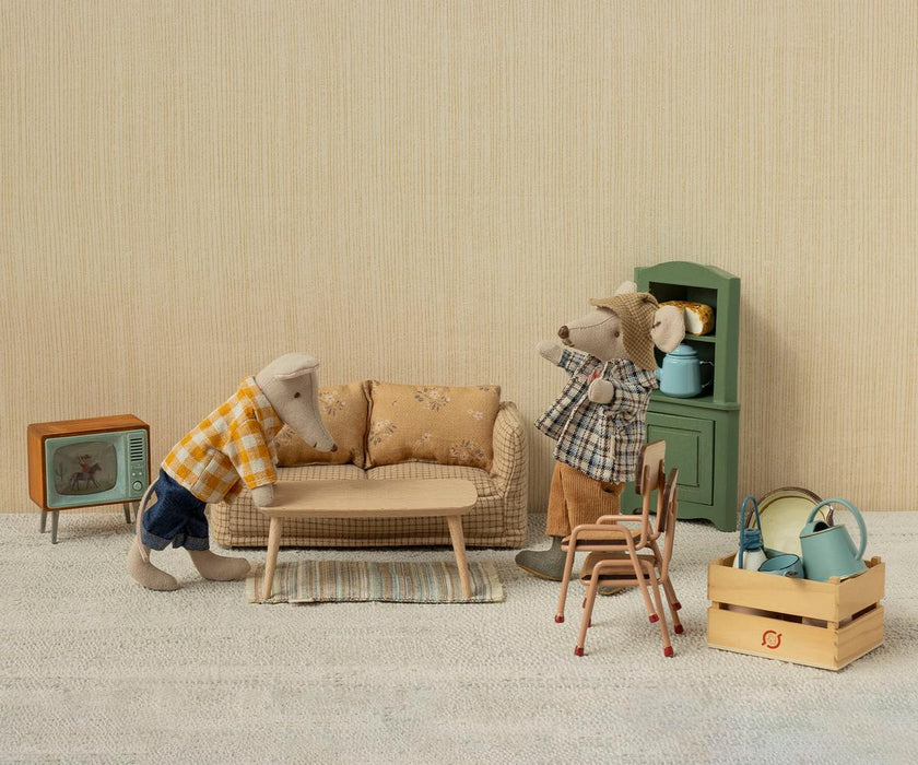 maileg coffee table, nature