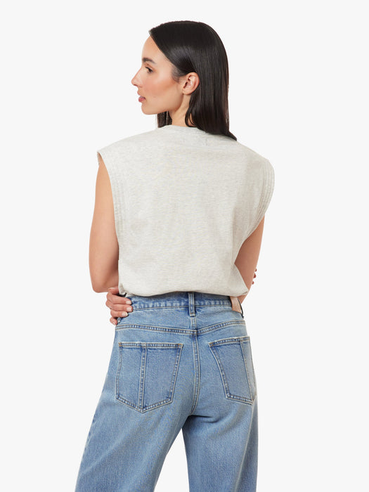 the noa tee - heather grey