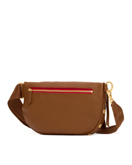 HAMMITT charles crossbody large in mahogany pebble