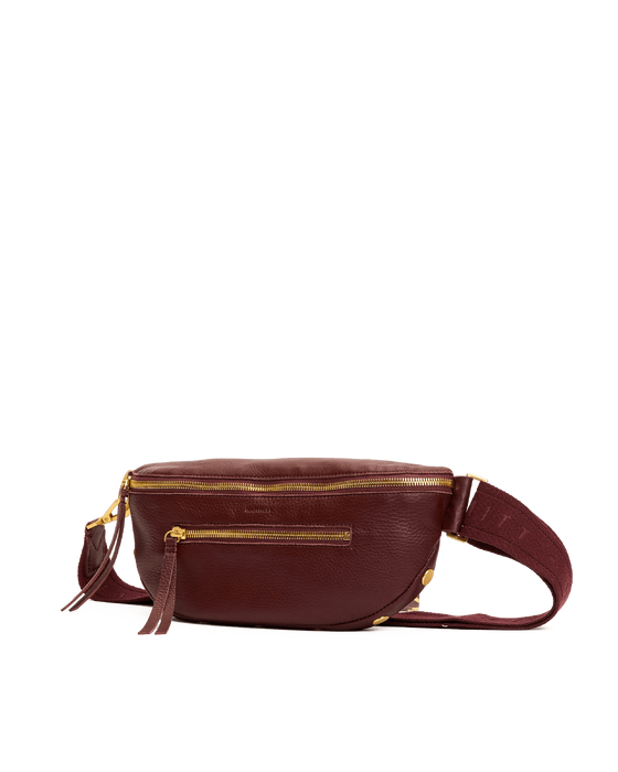 HAMMITT charles crossbody medium in cherrywood pebble