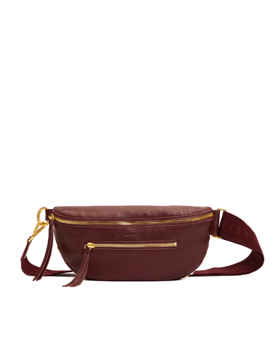 HAMMITT charles crossbody medium in cherrywood pebble