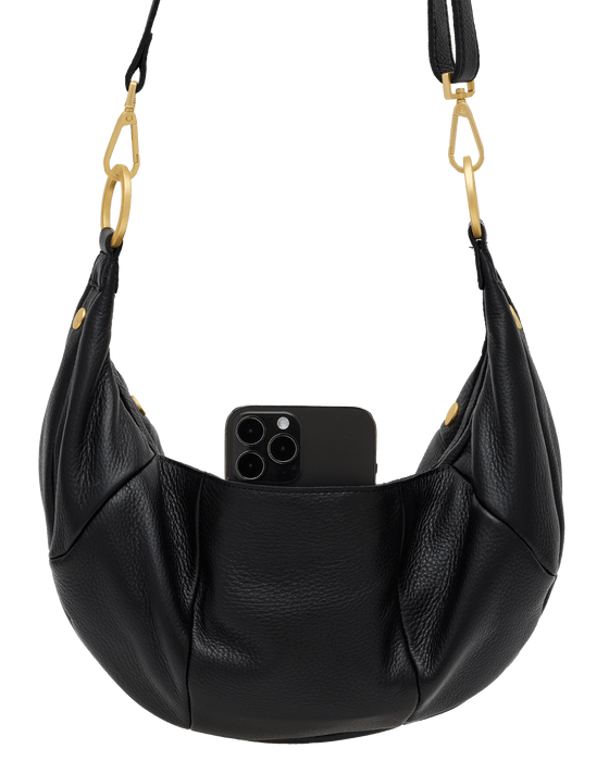 HAMMITT erica medium in black/brushed gold