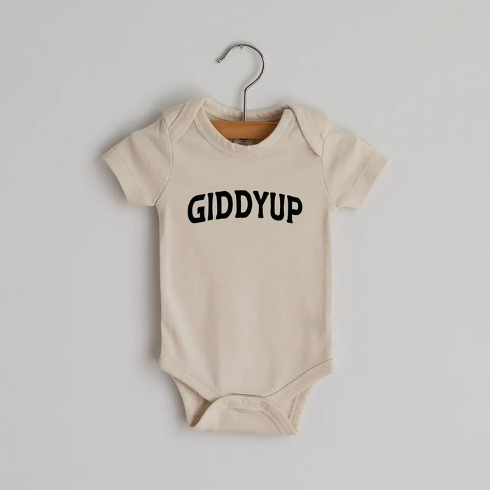giddy up baby bodysuit