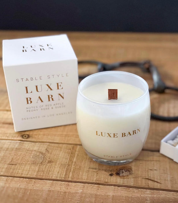 luxe barn soy wax candle