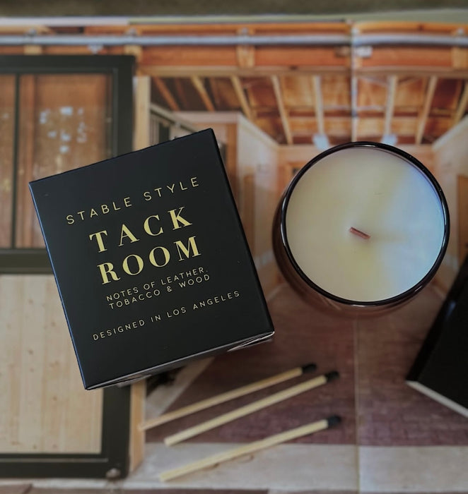 tack room soy wax candle