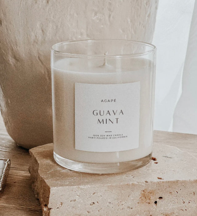 guava mint candle - 18 oz